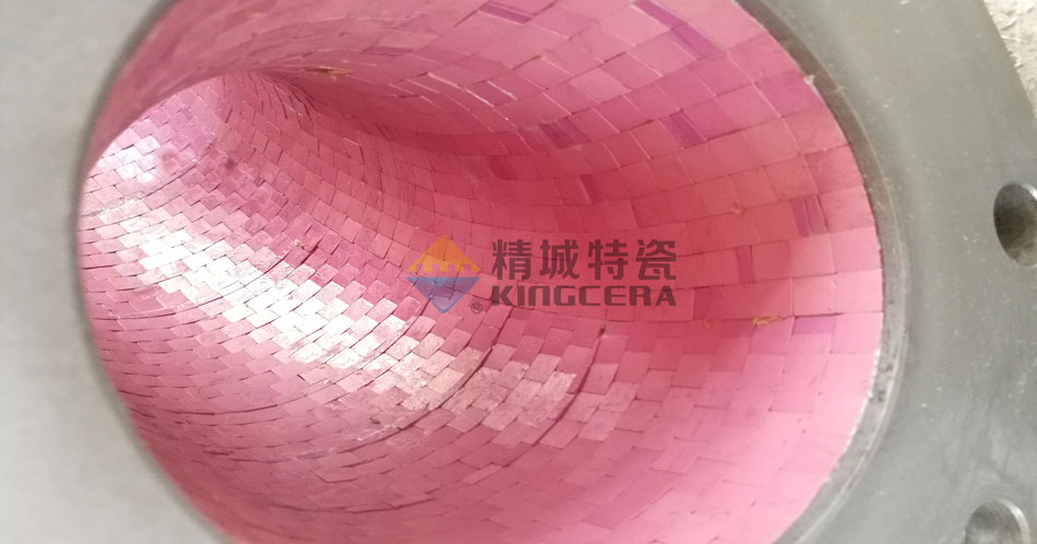 耐磨陶瓷彎頭貼陶瓷注意事項(xiàng)