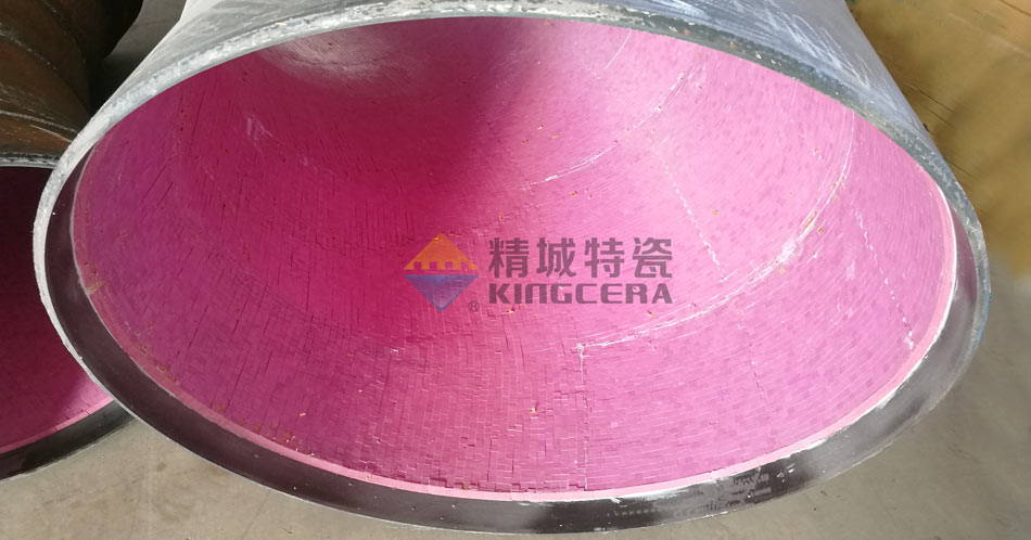 耐磨陶瓷貼片管道(大口徑)